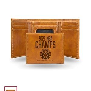 Licensed Denver Nuggets 2023 Championship Leather Wallet